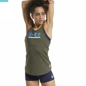 Reebok CrossFit racer back tank top size small